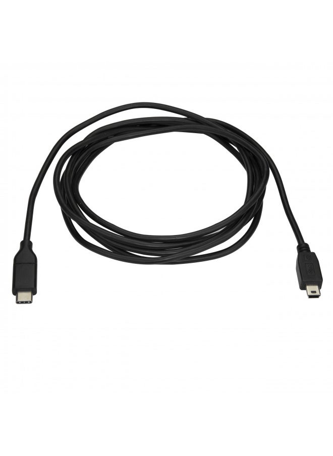 Startech.com - StarTech.com USB C to Mini USB Cable - 6 ft / 2m - M/M - USB 2.0 - Mini USB Cord - USB C to Mini B Cable - USB Type C to Mini USB (USB2CMB2M) - Image 1