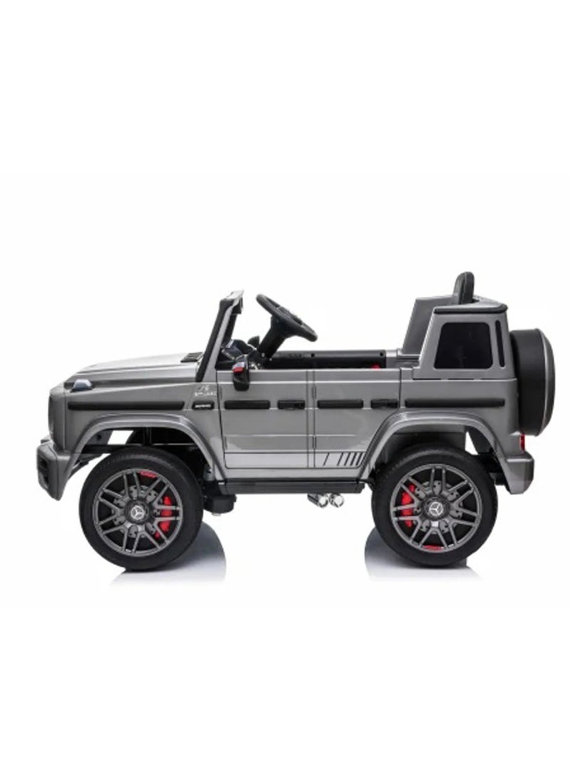 فاكتيوال تويز مرسيدس بنز Amg G63، سيارة كهربائية مرخصة، سيارة ركوب 12 فولت مع جهاز تحكم عن بعد للأطفال - طلاء رمادي  - Image 4