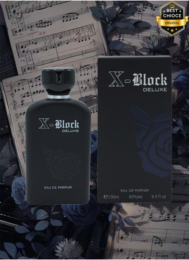 ألينا كوريل 2 قطع عطر اكس بلاك ديلوكس للرجال 100 مل  - Image 2