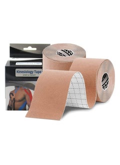 Y&D Kinesiology Tape, Latex Free, Muscle with Waterproof, Breathable and Relief the Pain Effect Sports for Knee, Wrist, Elbow, Back of Shoulder,etc (196in Uncut, Beige)  - Image 1