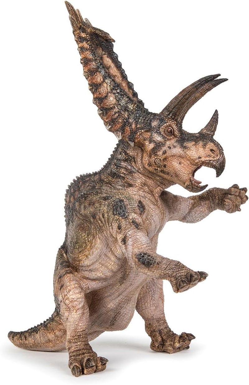 PAPO  Pentaceratops  Realistic Figurine  for Ages 3  Dinosaurs Collection  Hand Painted  Highly Detailed  Durable and Educational  Gift Idea  Collectable  pentaceratops toy - Image 1