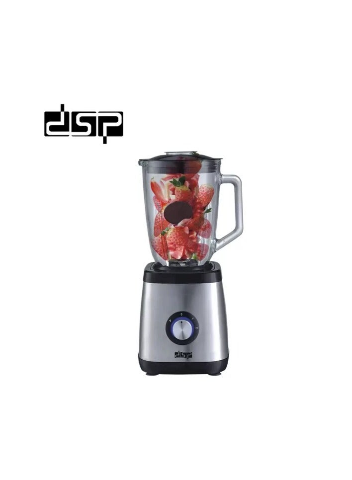 DSP DSP Food Processor Mixer KJ2003-1.5 L ,Tempered Glass Jar, Stainless steel serrated blades - Image 1