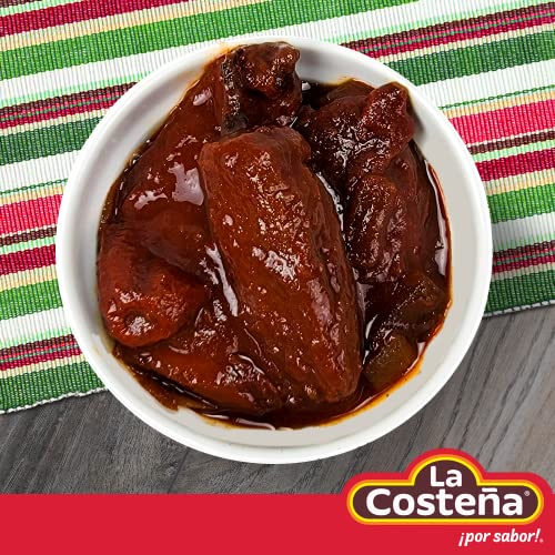 La Costeña Chipotle Peppers in Adobo Sauce - Smoked Spicy Peppers Chipotle in Adobo Sauce - Mexican Food, Taco, Enchiladas & Salsa - Hot Pickled Vegetables - 12oz, 3 Pack Canned Vegetables - Image 3