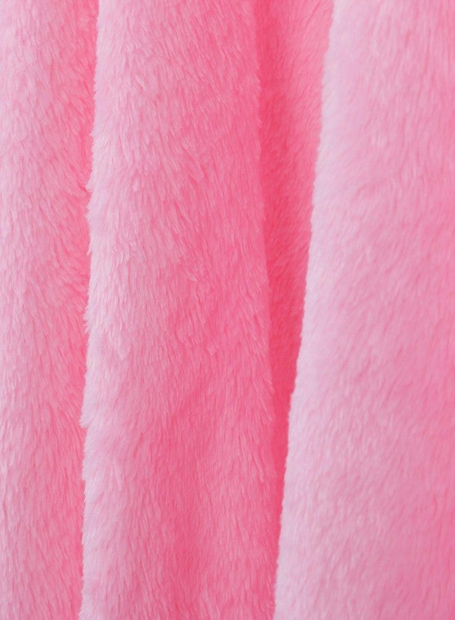 Pokory Blanket Cum Wrapper for Kids Super Soft Cotton Pink A/C Blanket|All Season for Kids Children Gift Item Single Bed|Age from 1 to 6 Years (50inches x 38 Inches) - Image 3