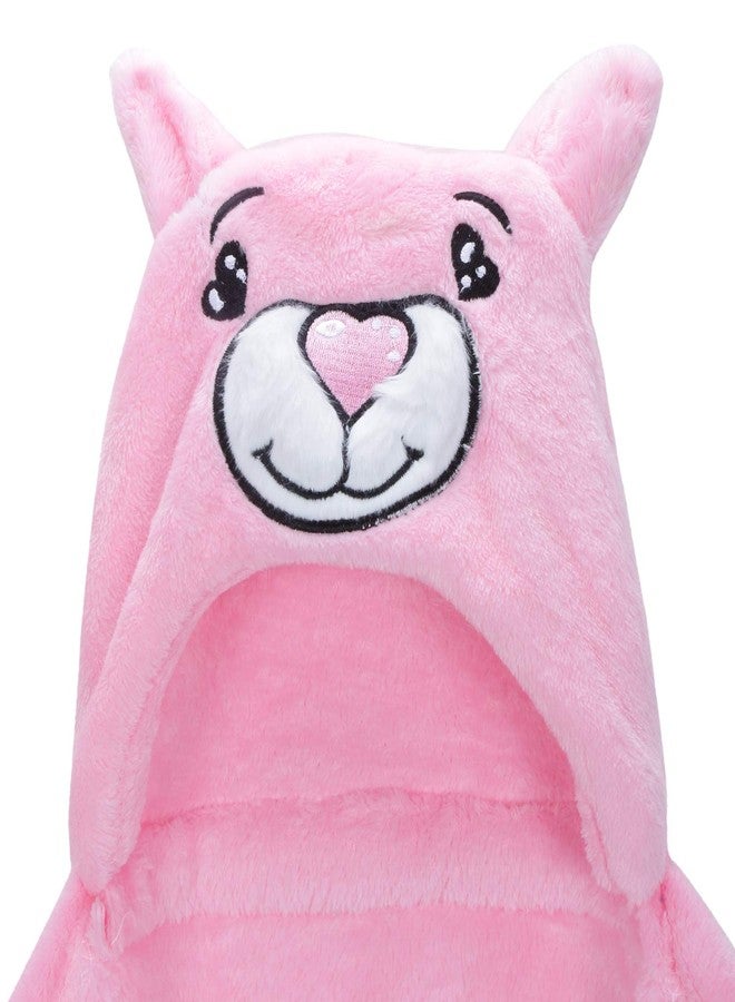 Pokory Blanket Cum Wrapper for Kids Super Soft Cotton Pink A/C Blanket|All Season for Kids Children Gift Item Single Bed|Age from 1 to 6 Years (50inches x 38 Inches) - Image 2