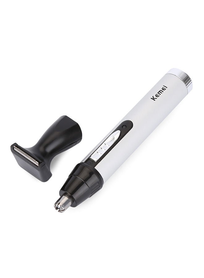 NIBEMINENT Electric Nose Trimmer KM-6652 Black/White - Image 2