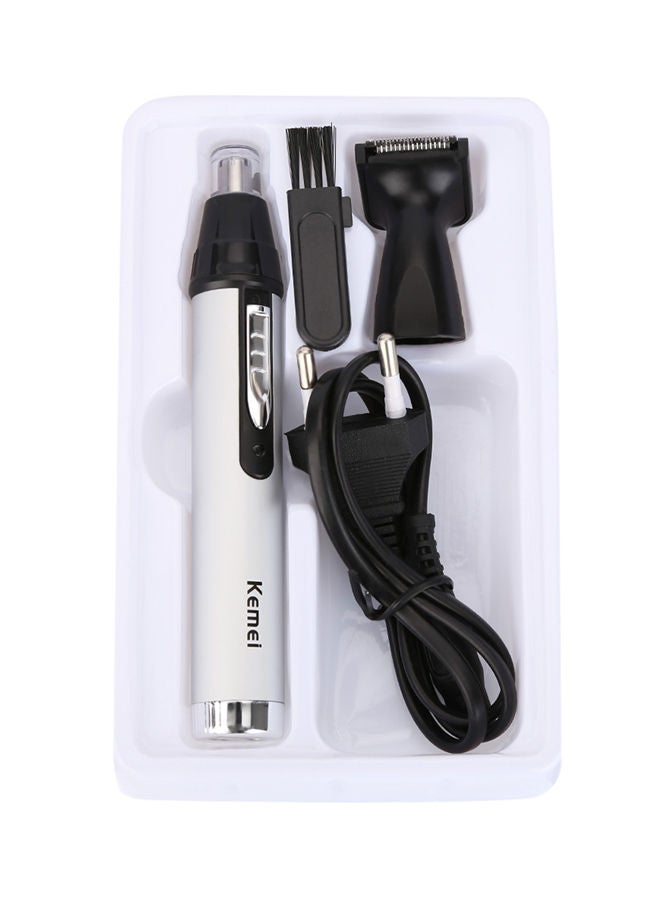 NIBEMINENT Electric Nose Trimmer KM-6652 Black/White - Image 3
