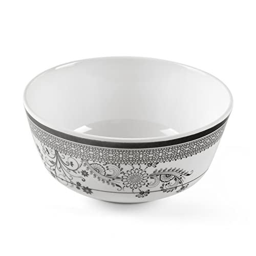 Superware | Pure Melamine | Bowl Set – Silver Lace 4” (6 nos.) | Stain Free, Glazed Finish - Image 5
