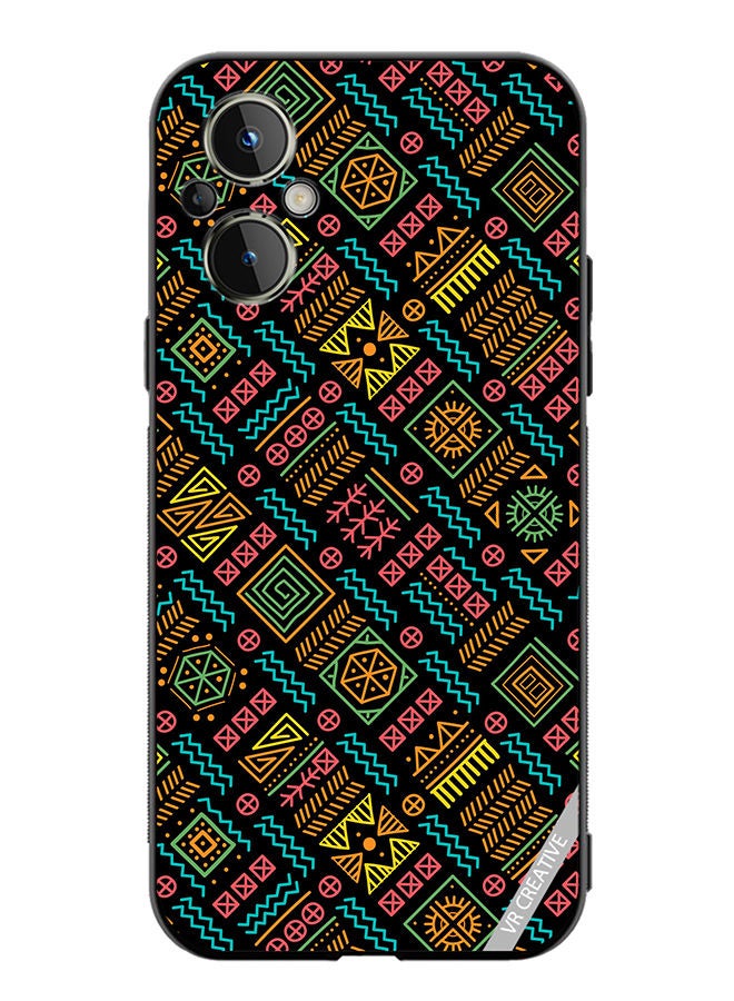 VR CREATIVE Protective Case Cover For OnePlus Nord N20 5G Mayan Patchwork Design Multicolour - Image 1