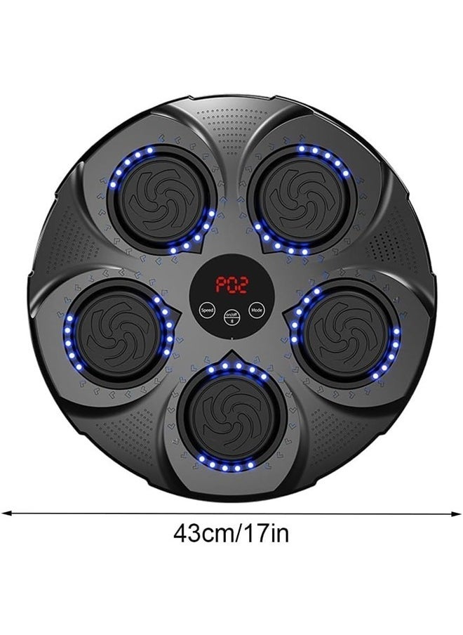 Fitness World - Smart Electronic Music Boxing Machine for Men with Gloves Toy Wall Mounted Boxing Machine Smart Boxing Target, Wall Mounted Punching Bag Punching Equipment for Boxing Training - Image 1