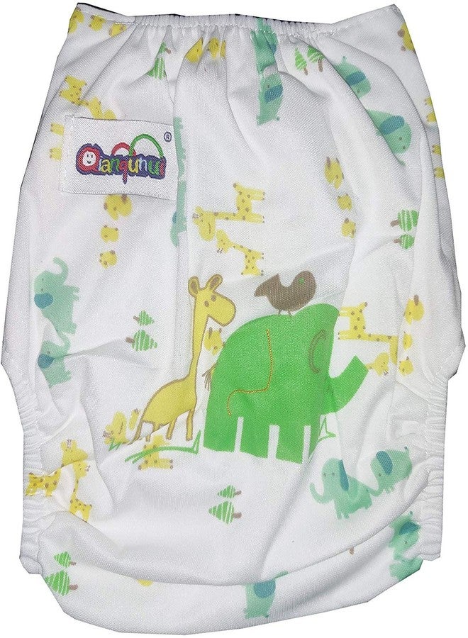 Crawl'in Baby Washable Cloth Diaper Nappies with Baby Diaper Insert Pads Combo (Set of 2) (Print May Vary) (Assorted Colours) (Design 2) - Image 4
