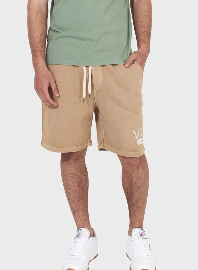 American Eagle Logo Drawstring Shorts