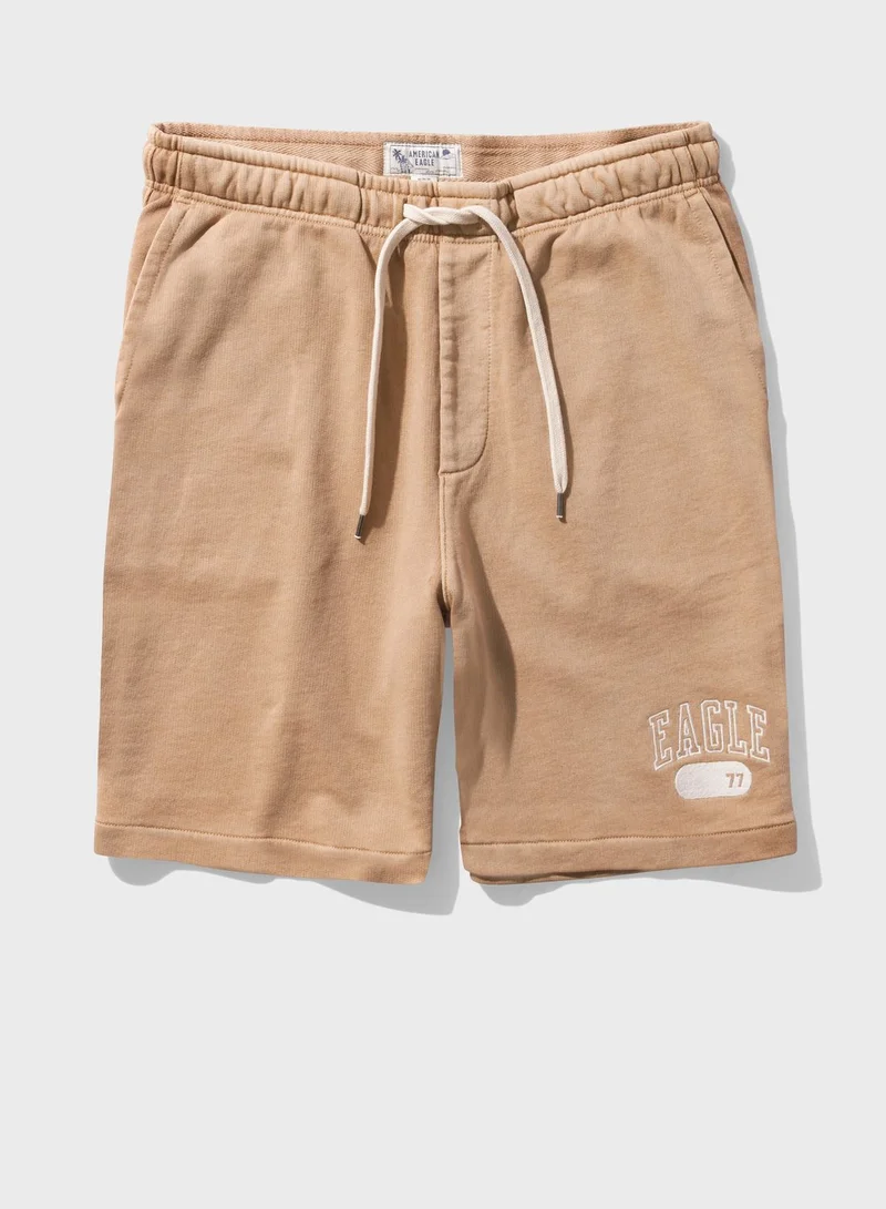 American Eagle Logo Drawstring Shorts
