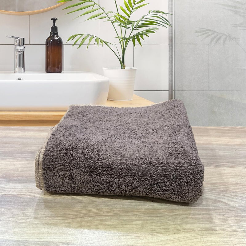 LABHAM - Insignia 450GSM High Absorbant, Super Soft, Anti Microbial, Bath Towel (75cm x 150cm), Pack of 1 - Walnut - Image 3