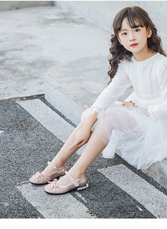 Generic Girls shoes little girl leather shoes soft sole princess shoes children's crystal shoes  - Image 4