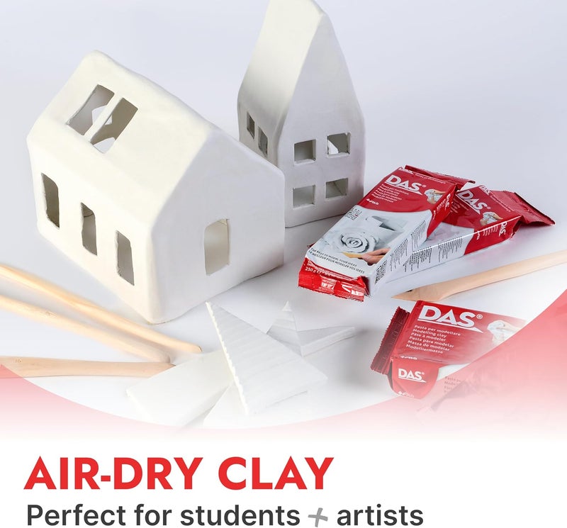 DAS Pronto White Air-Dry Modeling Clay - 2.2 lbs - Image 2