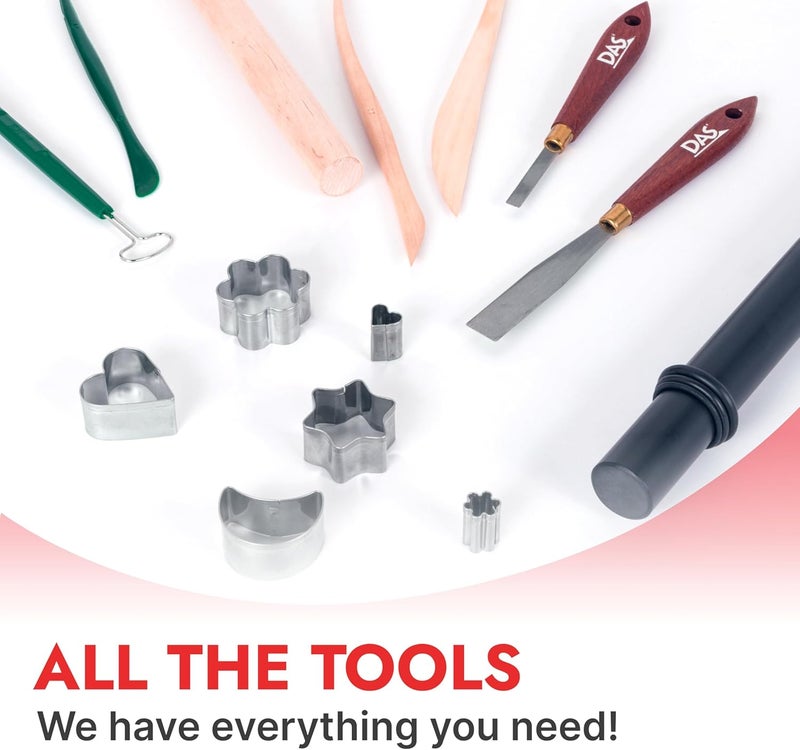 DAS Pronto White Air-Dry Modeling Clay - 2.2 lbs - Image 5