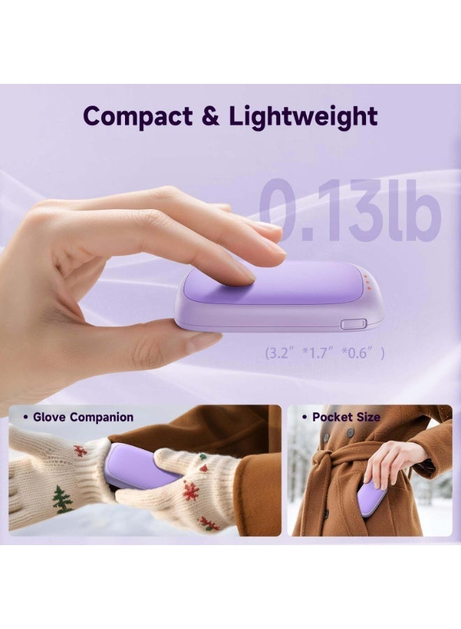 أوشيما 2pack سخان يدوي كهربائي، سخان يدوي قابل للشحن ويدوي متنقل، تسخين سريع في 3 ثوانٍ، سخانات متنقلة صغيرة، تسخين آمن من الجانبين، هدية شتوية إلكترونية للرجال والنساء - Image 4