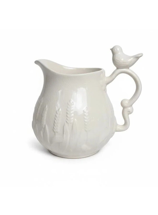 A vase with a bird-shaped handle, 8.66 inches tall, made of ceramic, suitable for home décor. - Image 3