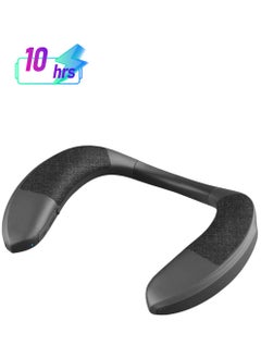 Neckband Bluetooth Speaker, Neck Speaker Bluetooth Wireless, Wearable Speaker, True 3D Stereo Sound, Portable Soundwear, Ipx4, for Some Sport Outdoor, for Walking, Driving or Riding(1 Pack)