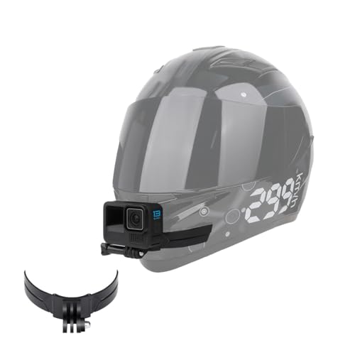 Lupholue Motorcycle Helmet Chin Mount Kits with Adhesive Curved Pads Compatible with GoPro Hero 13, 12, 11, 10, 9, 8, 7, (2018), 6 5, Hero Black, Session, Xiaomi Yi, SJCAM, Campark (Version B) - Image 1