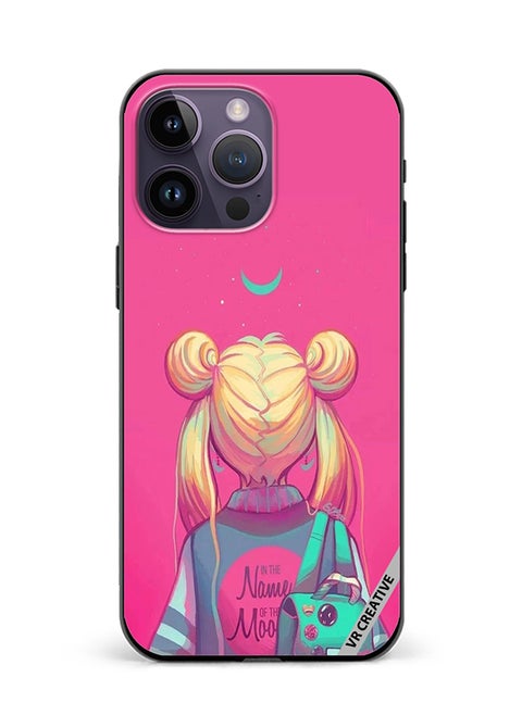 Protective Case Cover For Apple iPhone 16 Pro In The Name Of The Moon Design Multicolour