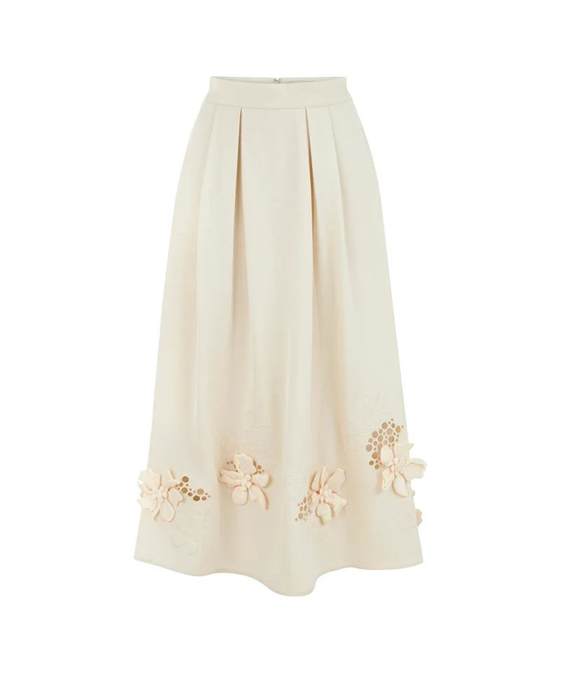 Ipekyol  Embroidered Midi Skirt for Women | Best Price UAE