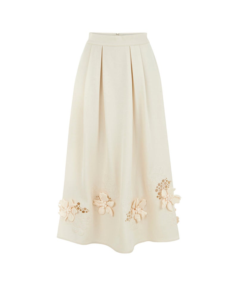 Ipekyol Embroidered Midi Skirt - Image 5