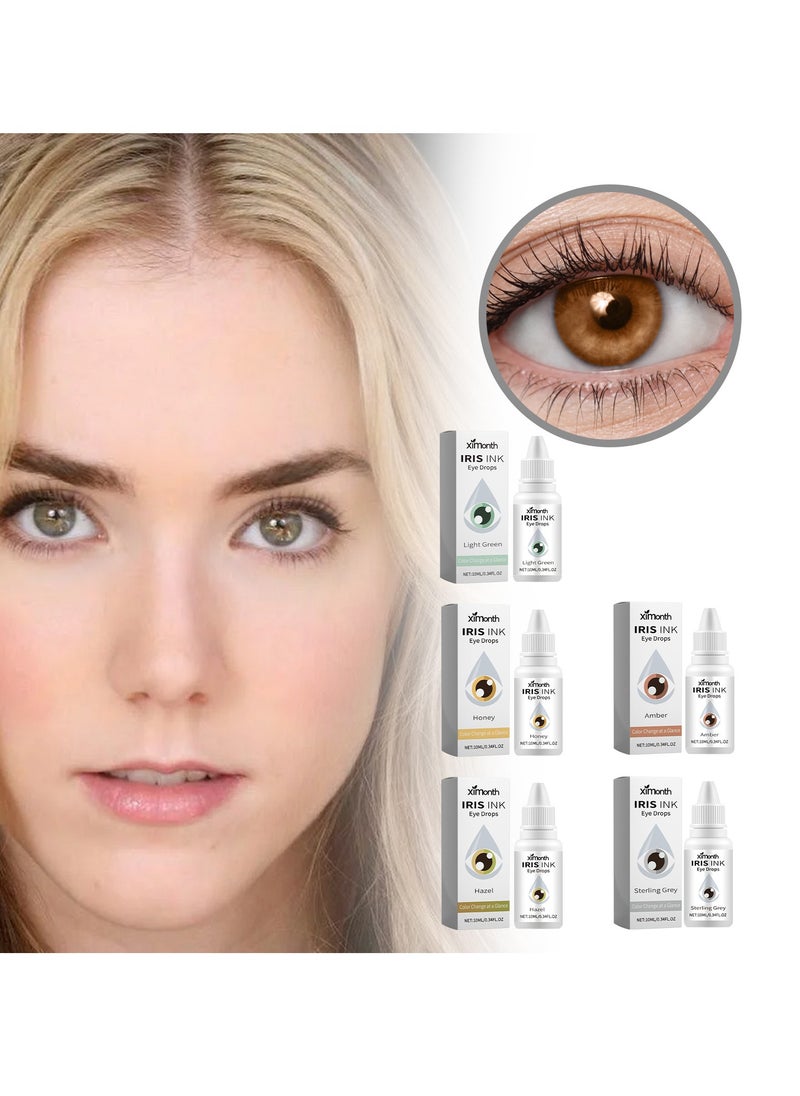 ximonth - Iris Ink Eye Drops Amber Advanced Eye Color Changing Drops - Image 1