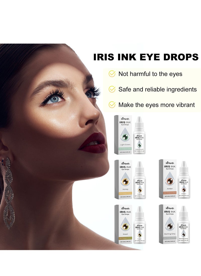ximonth - Iris Ink Eye Drops Amber Advanced Eye Color Changing Drops - Image 1