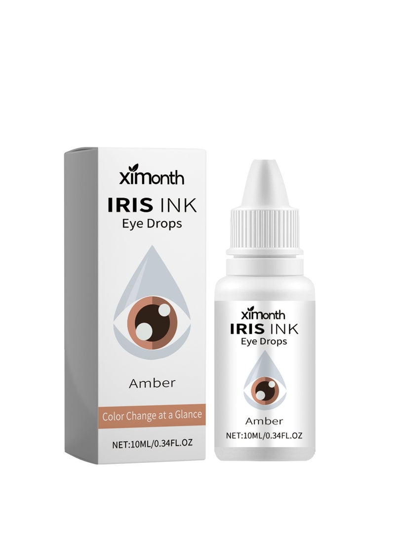 ximonth - Iris Ink Eye Drops Amber Advanced Eye Color Changing Drops - Image 1