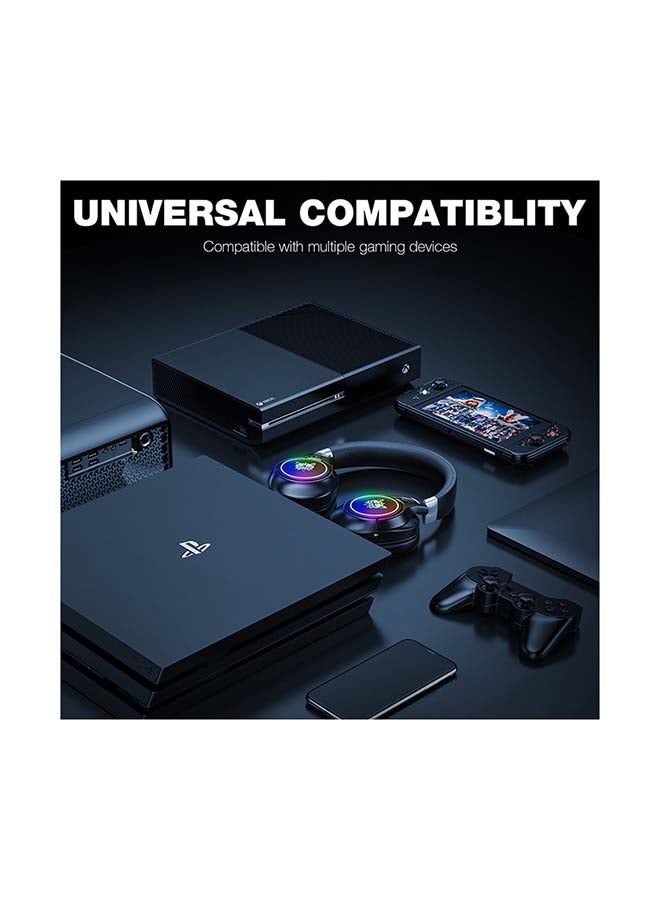 Wired Stereo Headphone With Microphone RGB PC - Image 4