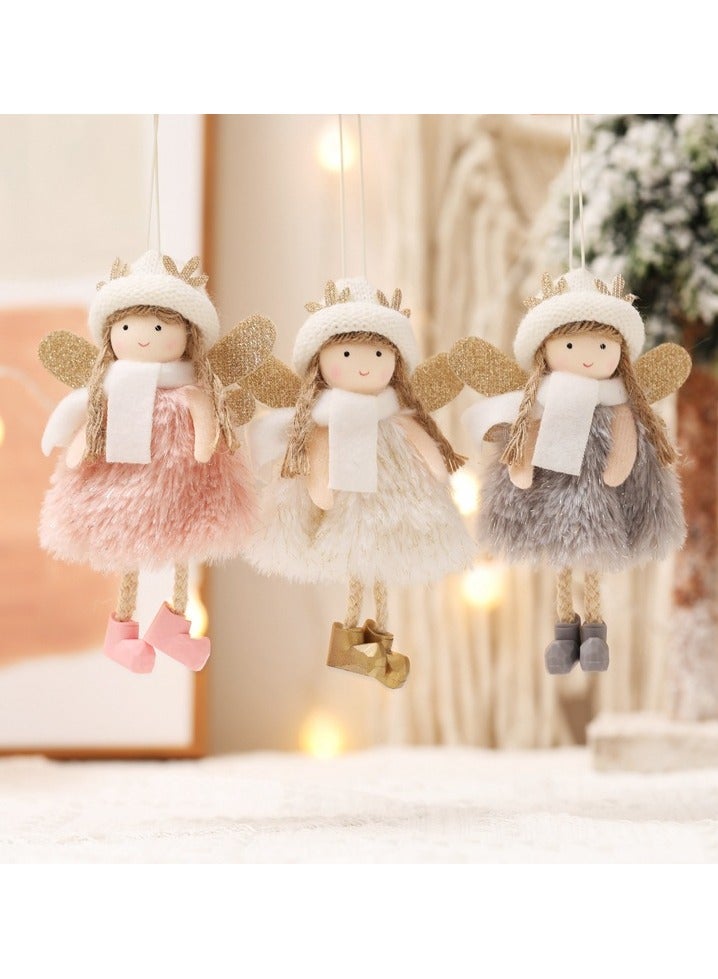 Pendant Doll Plush Dolls Decorations for Hanging Holiday Gifts for Party Decorations Christmas (3 Pieces) - Image 1
