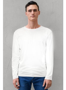 Rock&Roll Plain Black, Anthracite, White Long Sleeve Men's T-Shirt 3-Piece Eco Pack  - Image 2