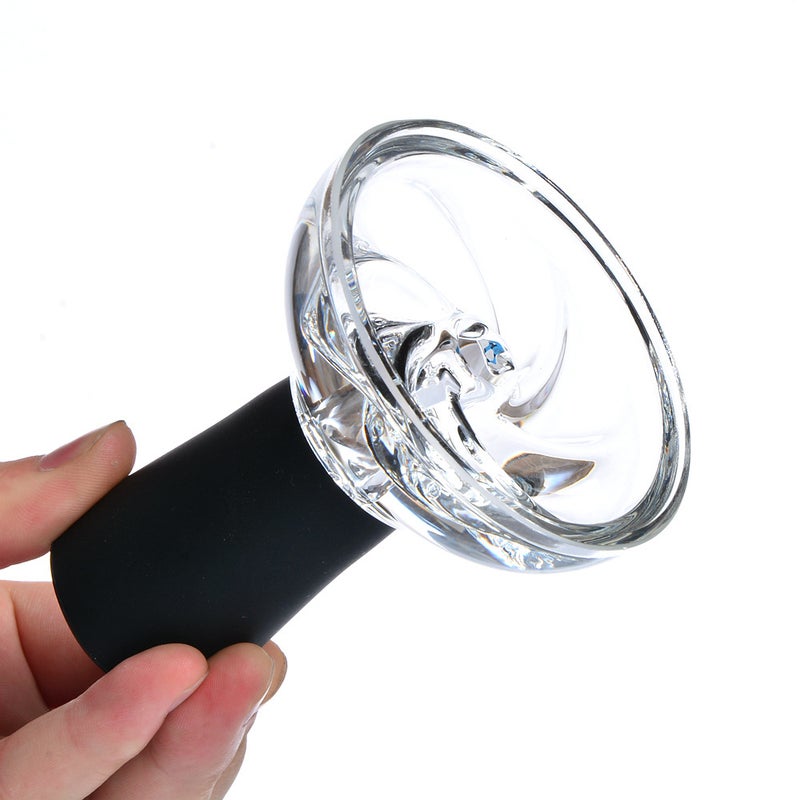 Arabian Hookah Accessories Silicone Glass Smoke Pot Smoke Bowl Hookah Mesoporous Cyclone Smoke Pot For - Image 2