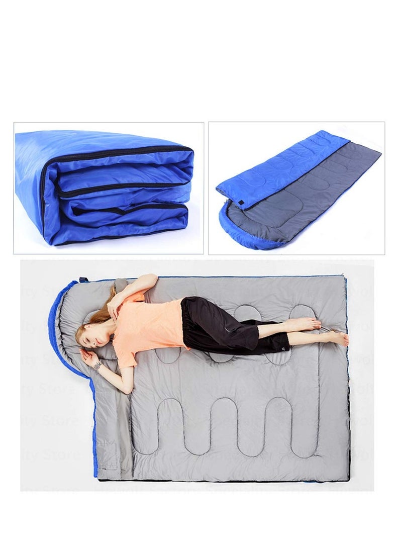 Cool Baby Style Sleeping Bag Lightweight 3 Season Weather Sleep Bags for Kids Adults Girls Women Microfiber Filled 5-20 Degree for Backpacking/Hiking/Camping/Mountaineering with Compression Sack  - Image 4
