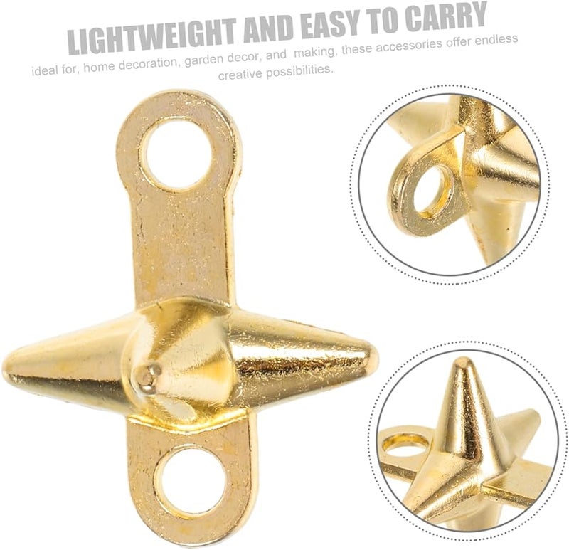 مجموعة أدوات صنع نافورة الرياح المطرقة DIY 10 قطع أجراس نحاسية لتزيين حديقة الزفاف - Image 4