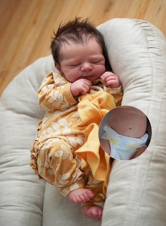 Zero Pam Full Silicone Baby Doll-18'' Reborn Baby Dolls Silicone Full Body Vinyl, Anatomically Correct Girl, Realistic Babys Doll, Posable Real Life Reborn Dolls for Girls - Image 5