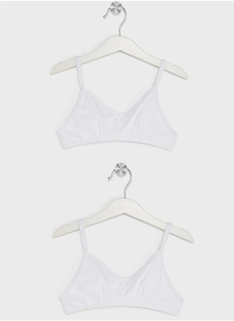 Marks & Spencer Kids 2 Pack Essential Bra Top