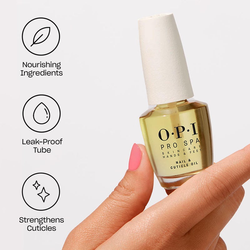OPI ProSpa Nail and Cuticle Oil | Cuticle Oil Bottle for Nails & Dry Hands |Strengthen Cuticles for Nail Growth | 0.5 fl oz - Image 2
