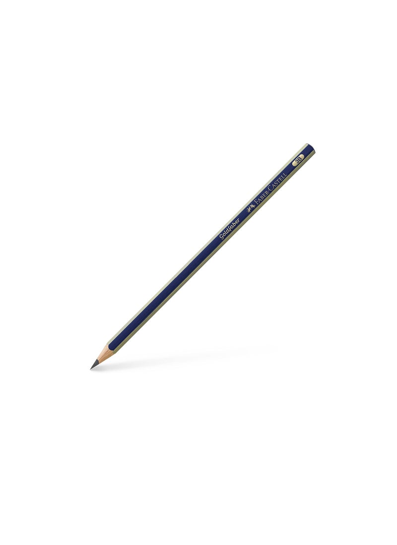 FABER-CASTELL Faber-Castell Gold Faber Graphite Pencil 3B Pack Of 12  - Image 2