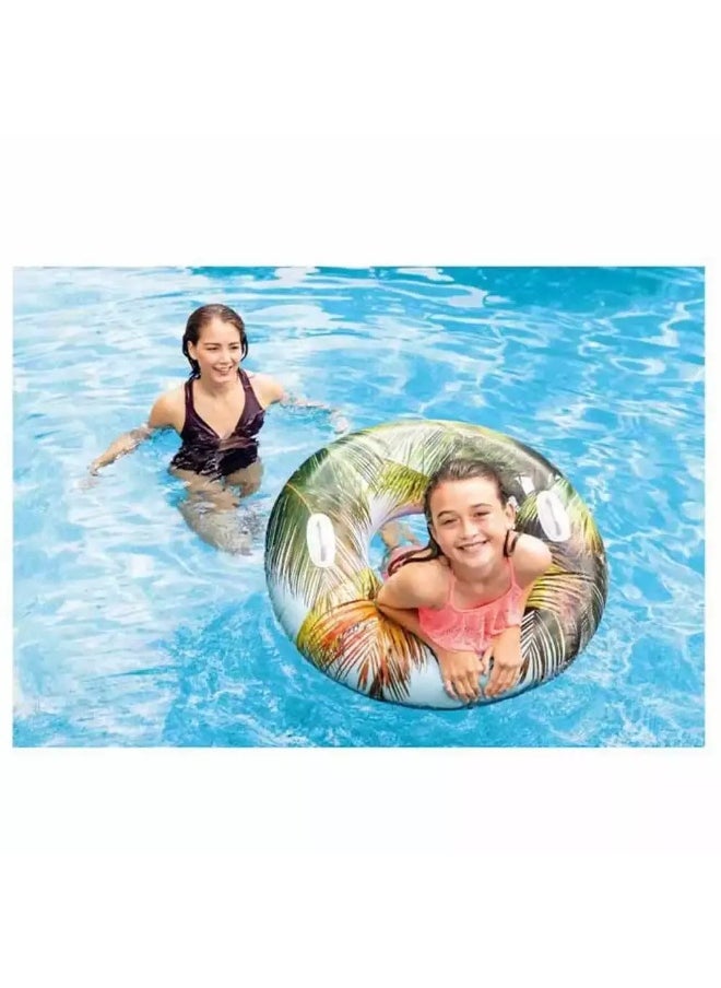 INTEX Intex Summer Outdoor Water Toys Tube Vinyl Material Green Color, Size: 97cm  - Image 2