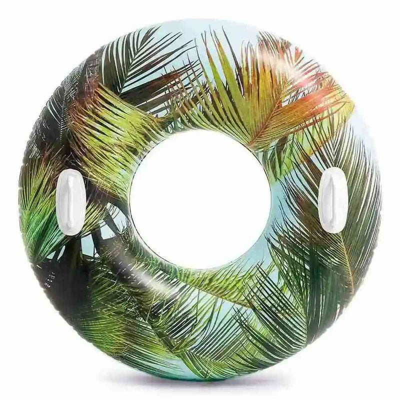 Intex Summer Outdoor Water Toys Tube Vinyl Material Green Color, Size: 97cm - Image 1