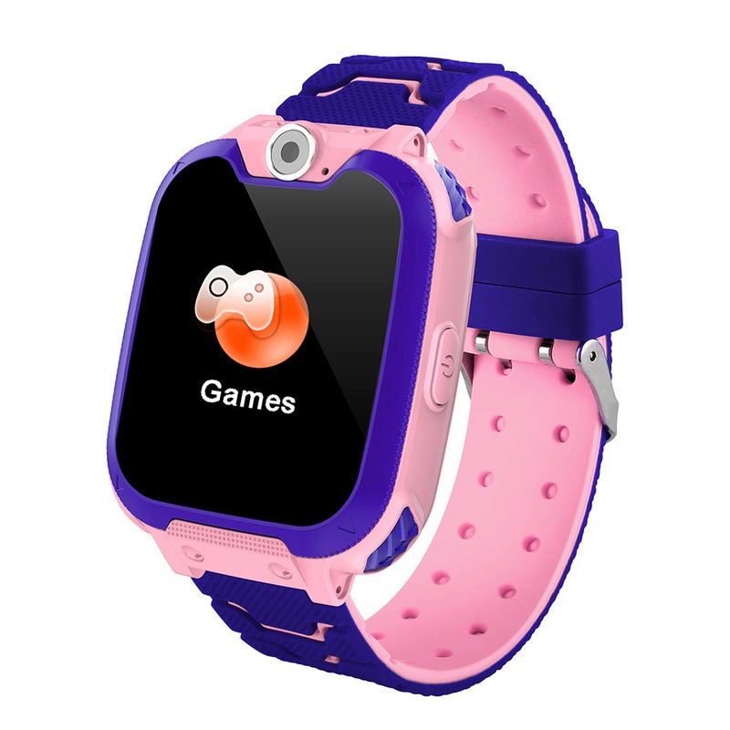 Kids Smart Watch 1.54 inches Touch Screen GPS Tracker SOS Call Game Voice Chat Camera IP65 Waterproof Wristwatch for Boys Girls Gifts - Image 2