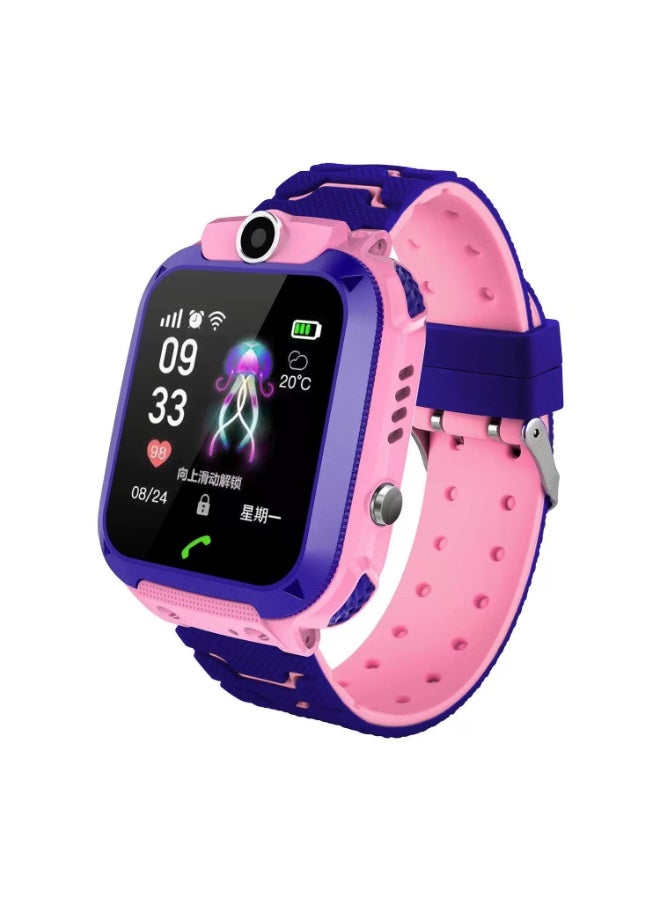 Kids Smart Watch 1.54 inches Touch Screen GPS Tracker SOS Call Game Voice Chat Camera IP65 Waterproof Wristwatch for Boys Girls Gifts - Image 1