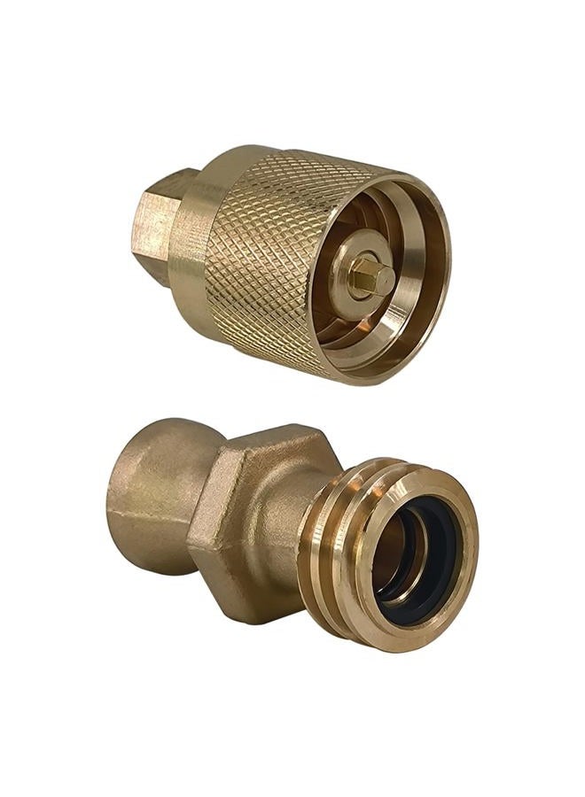 ASTAMOTOR RE7141F RE7141M Forklift Propane Tank Connector Female Male Connection Fitting Adapter Valve Thread - Image 1