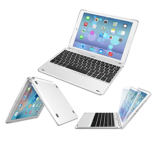 Arteck iPad 9.7-inch Keyboard, Ultra-Thin Bluetooth Keyboard with Folio Full Protection Case for iPad 9.7, 130 Degree Swivel Rotating - Image 2