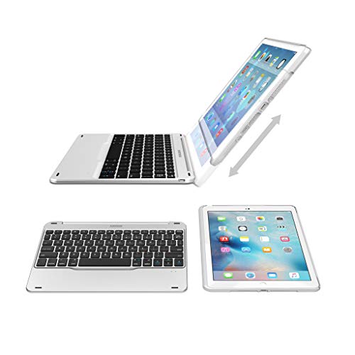 Arteck iPad 9.7-inch Keyboard, Ultra-Thin Bluetooth Keyboard with Folio Full Protection Case for iPad 9.7, 130 Degree Swivel Rotating - Image 4