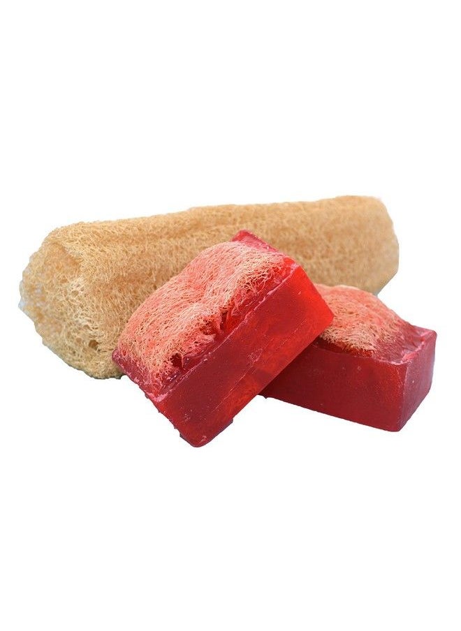 Falls River Soap Company Luffa Soap Bar (4.5Oz) Verbena And Berries Exfoliating Soap Handmade Glycerin Soap Falls River Soap  - Image 3