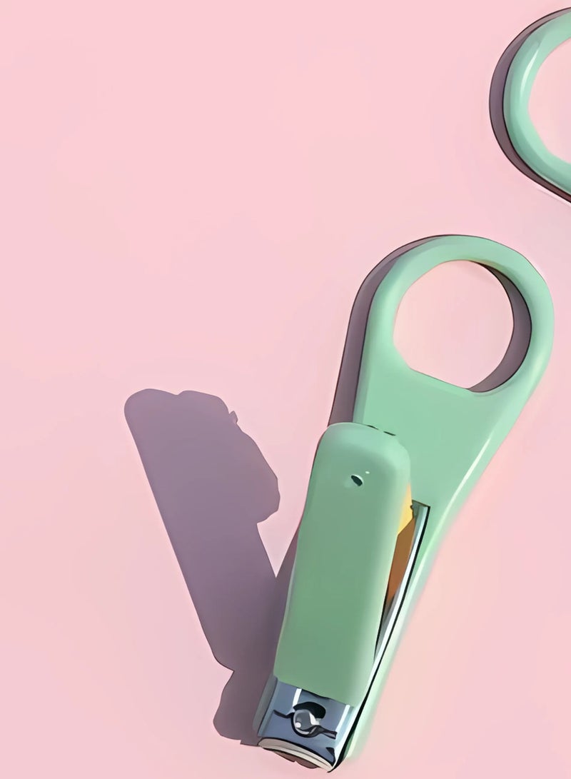 Twisoo Baby Nail Cutter for Kids Cute Cartoon Nail Clipper - Stainless Steel Nail Trimmer, Anti-Splash, Portable Nail Clippers in Adorable Design, Perfect for Home, Travel, and Everyday Use ( Snail) - Image 3